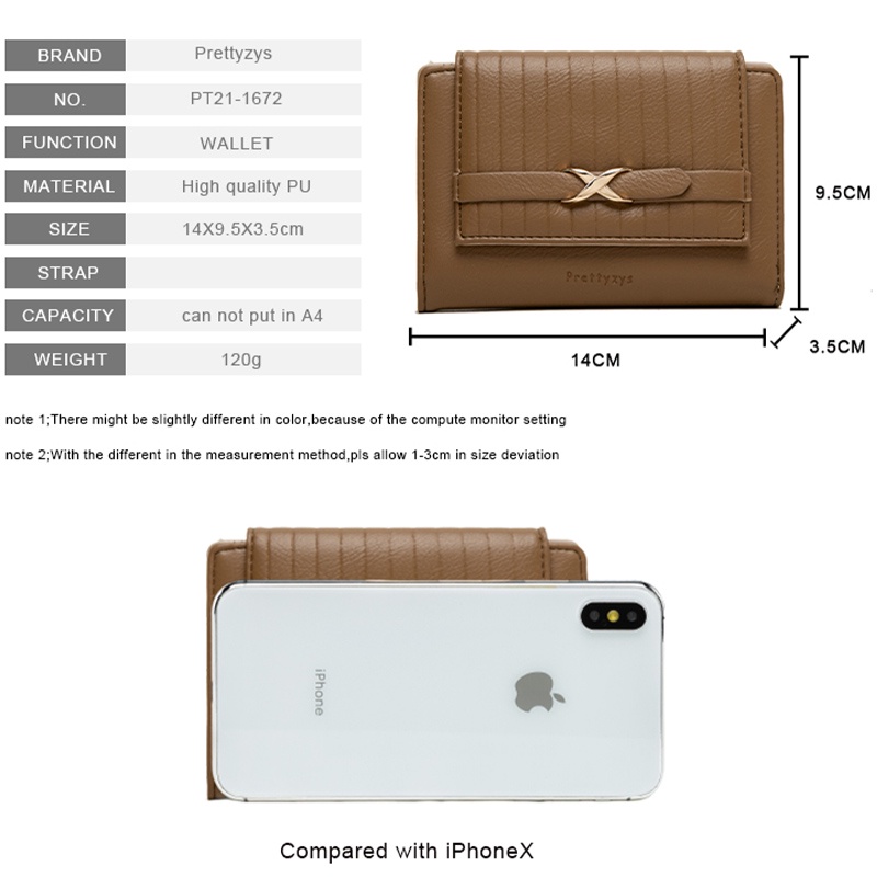 Ví Da Pu Đựng Tiền Xu Thời Trang Cho Nữ Giá Đỡ