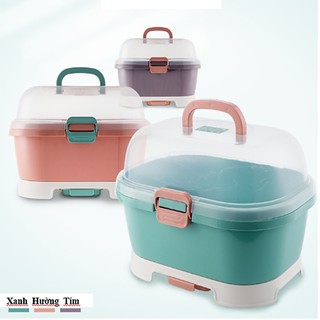 Hộp đựng bình sữa cho bé Qun-Baby đa năng