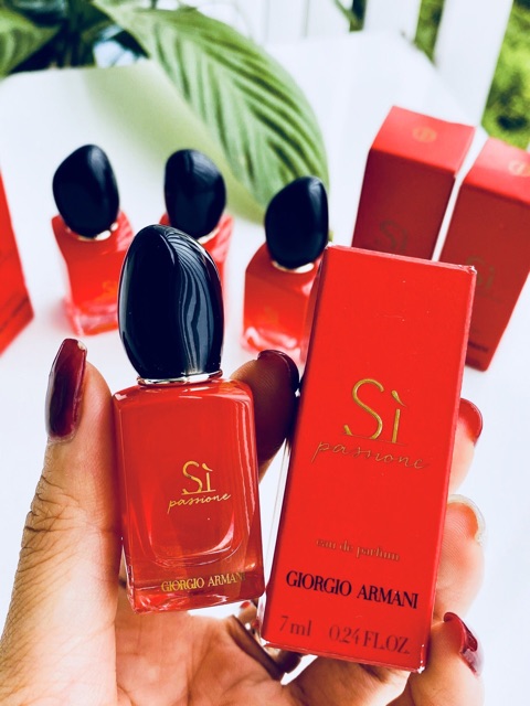 Nước hoa mini Nữ SÌ Passione/ Sì đỏ 7ml