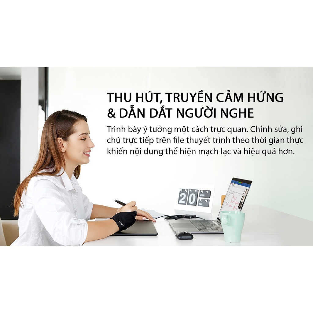 Bảng vẽ đồ họa XP Pen STAR G430S kèm bút vẽ không cần pin lực nhấn 8192
