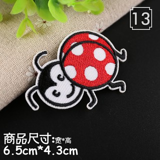 Sticker Ủi/Thêu Hình Bọ Rùa Trang Trí Quần Áo