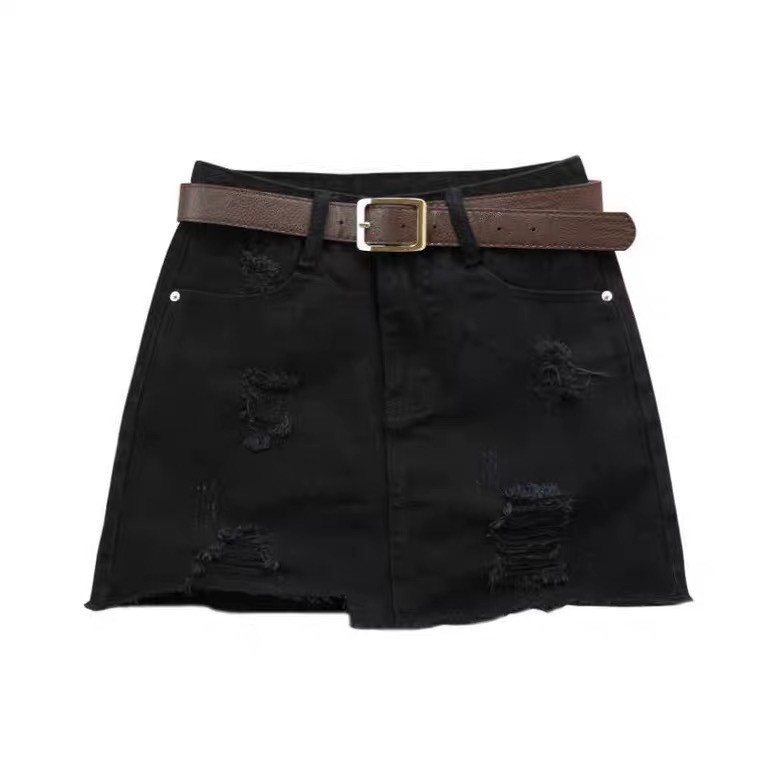 Quần giả váy kaki nhung co dãn Jean TH Store cào rách cá tính phong cách ulzzang - Hàng nhập khẩu