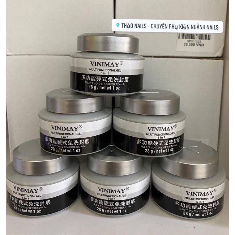 Gel Vạn Năng Vinimay 5 in 1 - phụ kiện nail