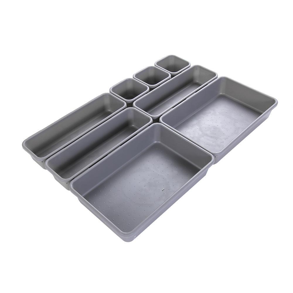 .Set 8 Ngăn Kéo Bằng Nhựa Đựng Trang Sức Tiết Kiệm Không Gian