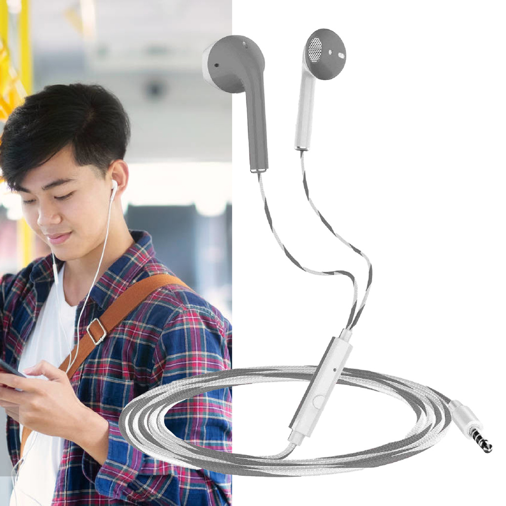 Tai Nghe Nhét Tai Thể Thao 1.2m Kèm Phụ Kiện | BigBuy360 - bigbuy360.vn