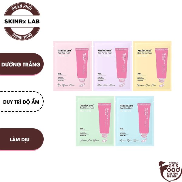 Mặt Nạ Miếng Chăm Sóc Da Dịu Nhẹ Skinrx Lab MadeCera Real Mask 20ml