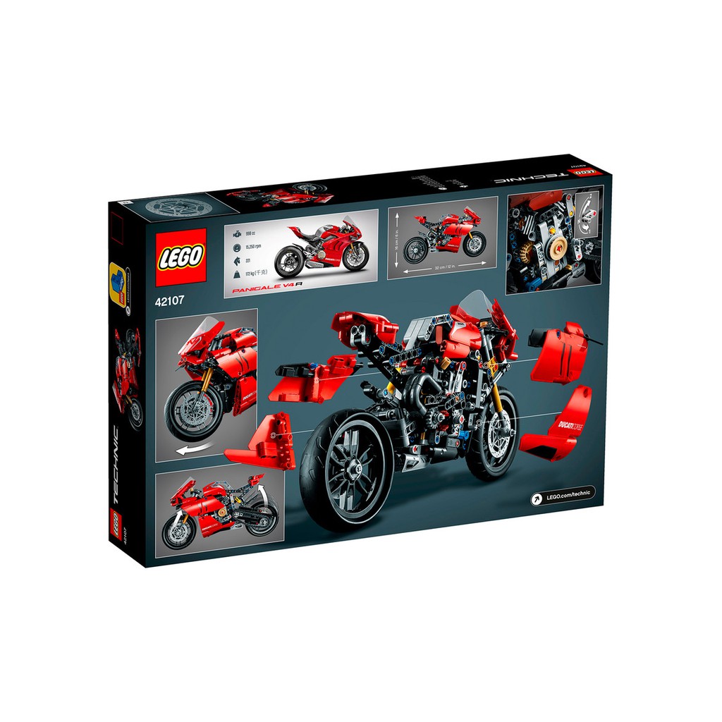 LEGO TECHNIC 42107 Siêu Mô Tô Ducati Panigale V4 R ( 646 Chi tiết)