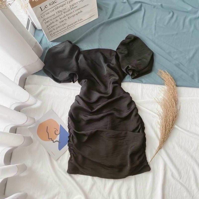 Đầm body đan lây lưng