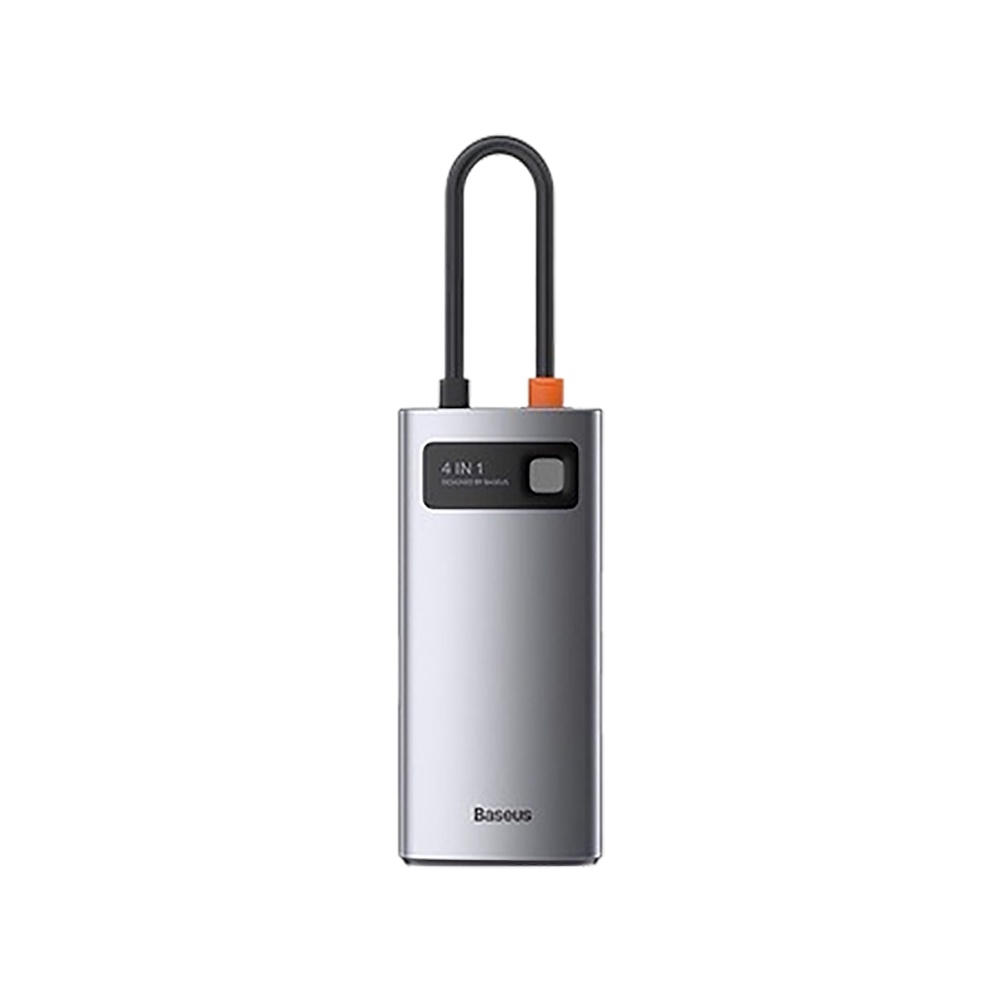 HUB Chuyển Đổi Baseus Metal Gleam Type-C 4 trong 1 - Chính Hãng
