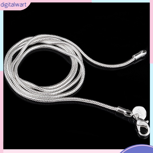 Dây chuyền bằng bạc 925 thiết kế đơn giản có khóa cho nữ