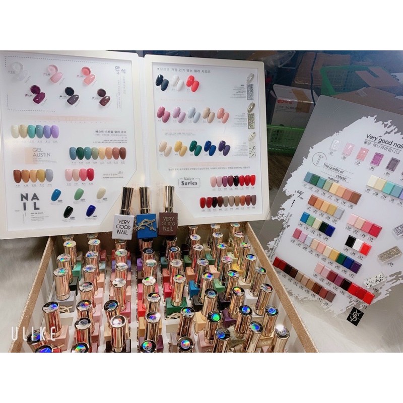 Sét sơn gel YSL ( verygood ) 68 màu tặng 2 bảng màu 3200k giảm còn 2550k