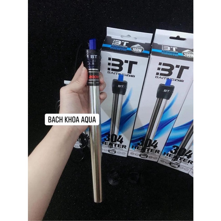 Sưởi Cao Cấp Inox BT Heater 25w-50w-100w-200w-300w-500w
