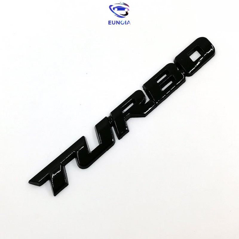 Logo Chữ Kim Loại TURBO 3D Trang Trí Xe Hơi Ô Tô (nhiều màu)