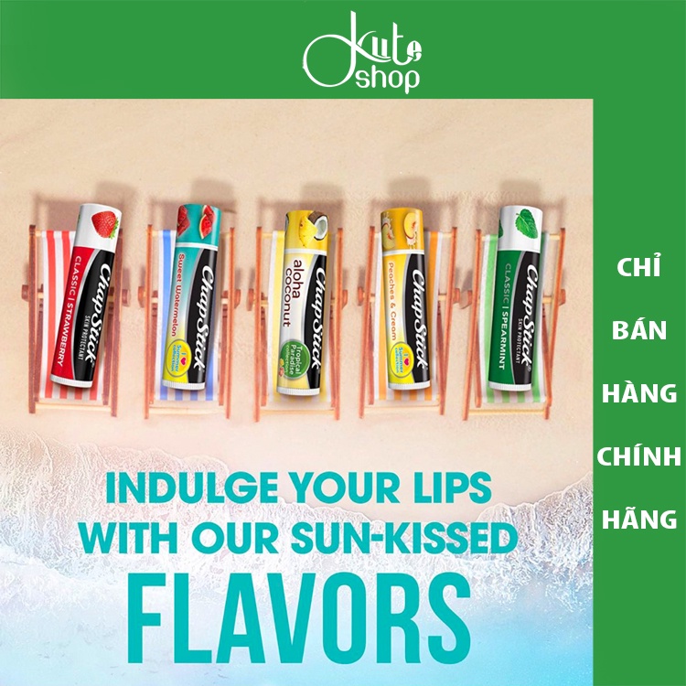 Son dưỡng môi Chapstick Lip Balm USA (không màu)