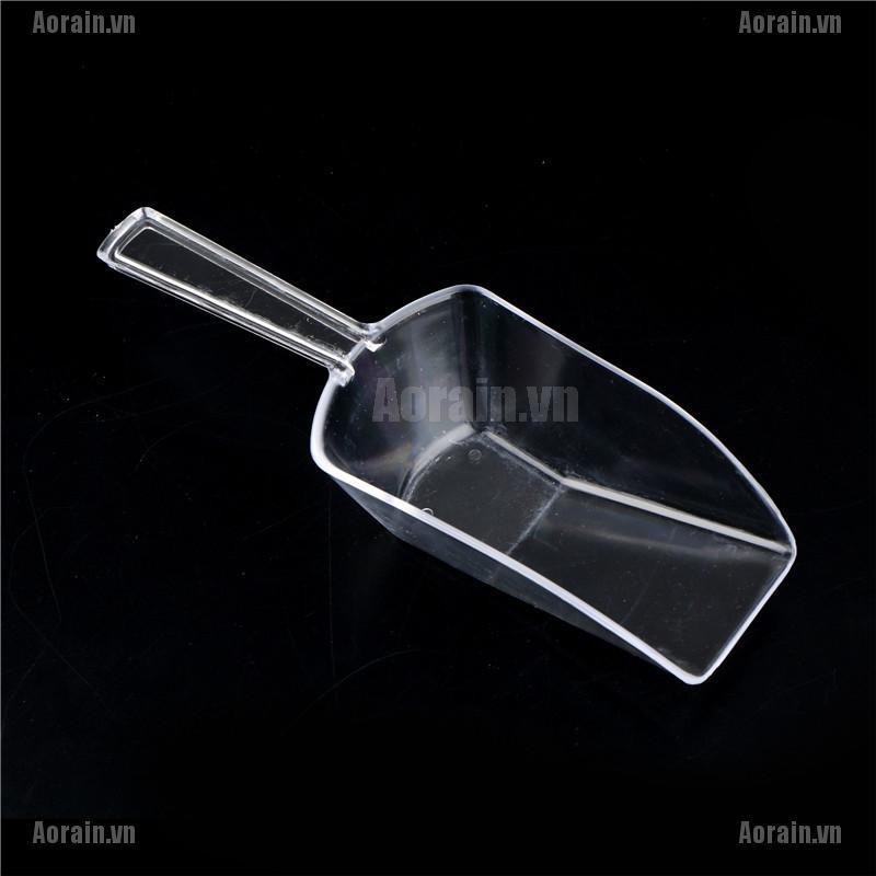 Bộ 3 Muỗng Múc Đá Bằng Nhựa Trong Suốt