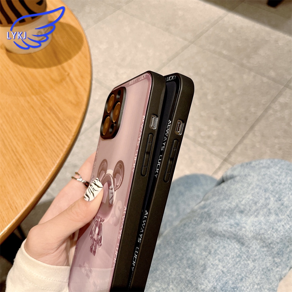 Ốp Điện Thoại Mặt Kính Họa Tiết Hoạt Hình Cho iPhone 13 12 11promsx xs xr xsmax 13pro