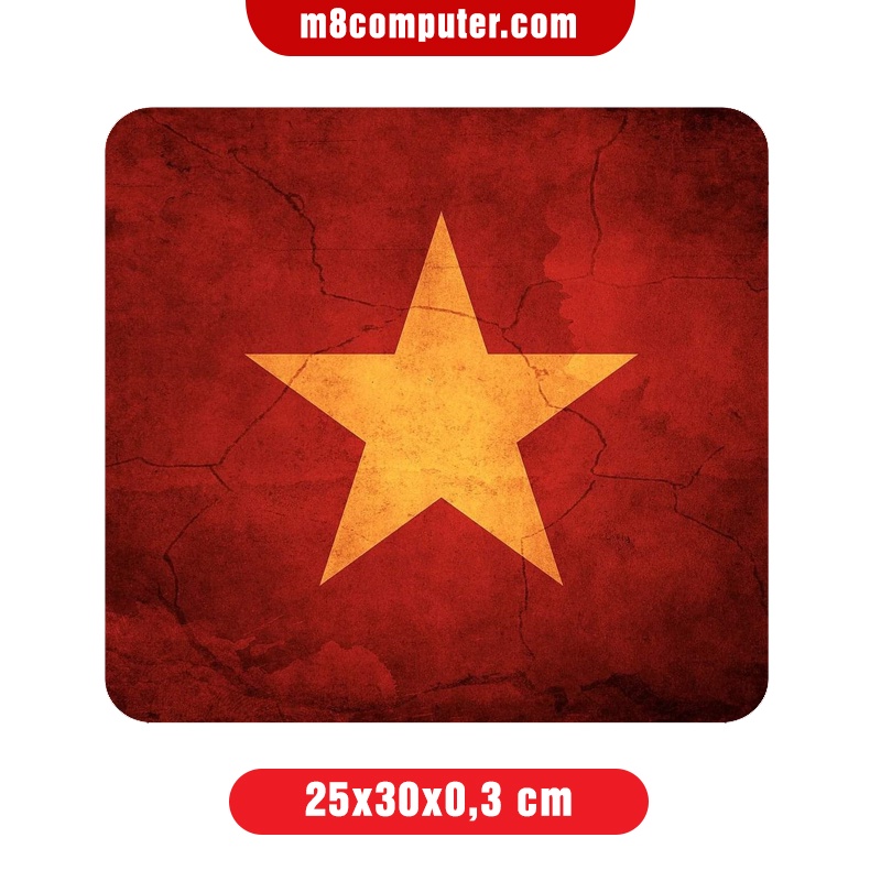 Miếng Lót Chuột Cờ Việt Nam - Mini Size - Big Size