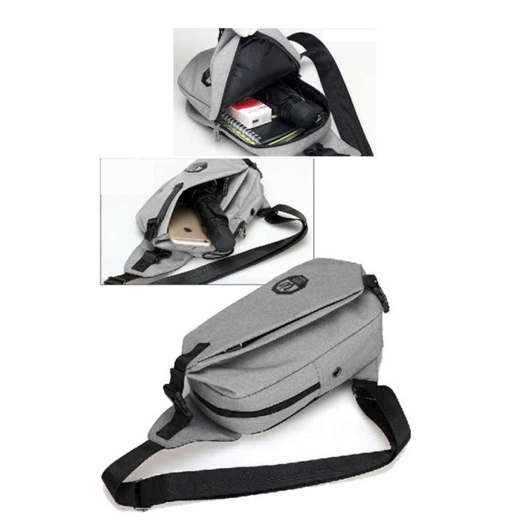 Túi đeo chéo 1 QUAI thể thao du lịch MỖ giữa