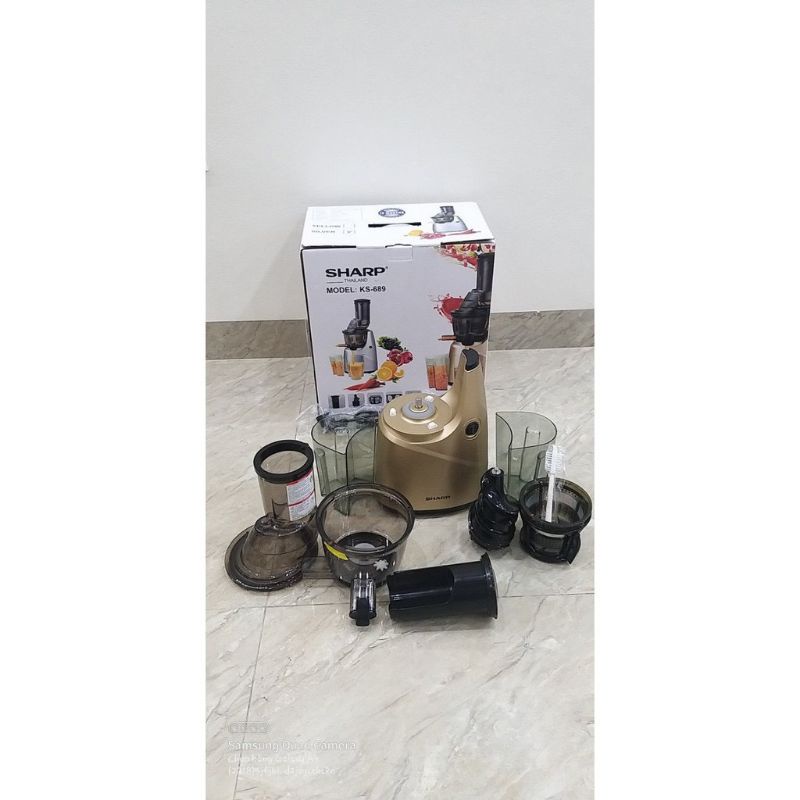 Máy ép chậm Sharp cao cấp Ks689 bảo hành 12 tháng