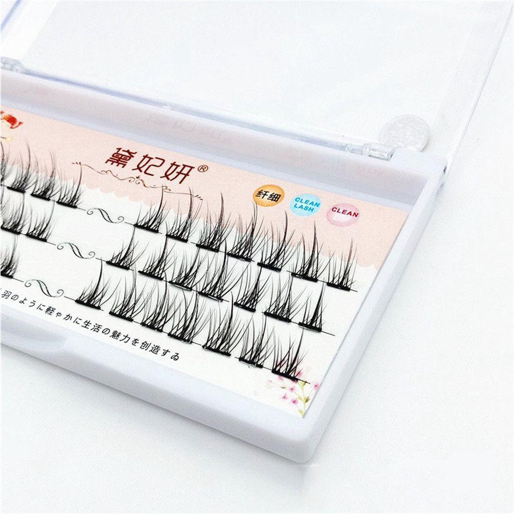 1 Cụm Lông Mi Giả Handmade Tự Dính Trang Điểm Dự Tiệc