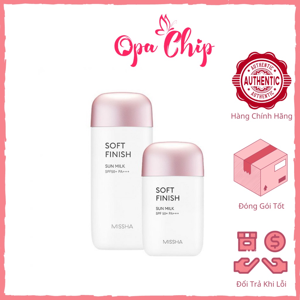 Kem chống nắng Missha Soft Finish Sun Milk