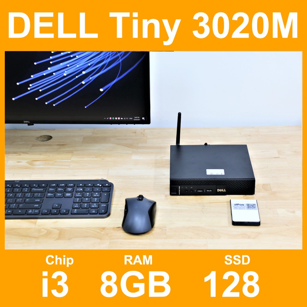  Máy Tính Tiny PC DELL 3020M I3 RAM 8GB SSD 128GB Cấu Hình Chuyên Dụng Cho Shop Bán Hàn | WebRaoVat - webraovat.net.vn