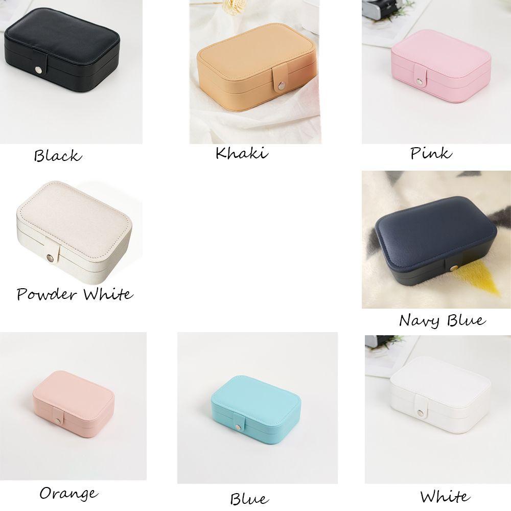 Hộp Đựng Trang Sức Bằng Da PU Tiện Dụng Khi Đi Du Lịch