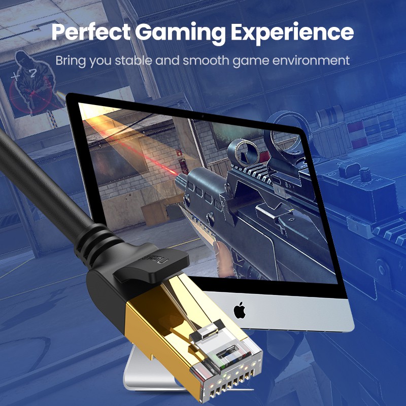 Dây cáp mạng UGREEN Ethernet Cat7 Rj45 10 5gbps cao cấp