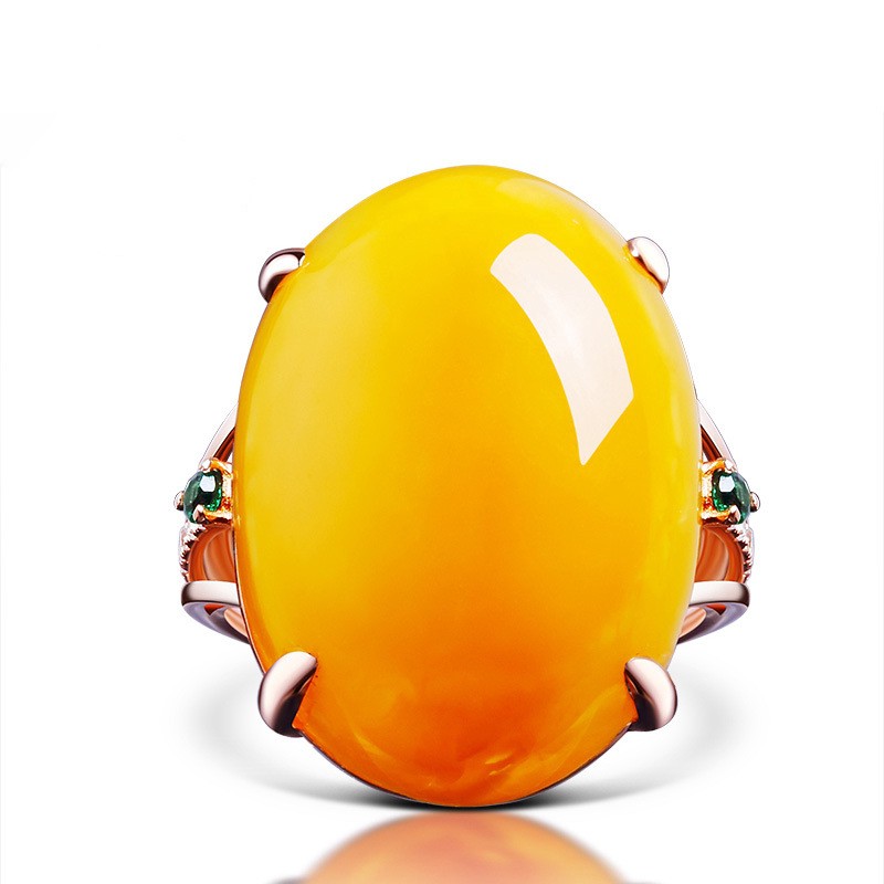 Nhẫn Thời Trang Đính Đá Nhân Tạo Kiểu Dáng Sang Trọng Thanh Lịch