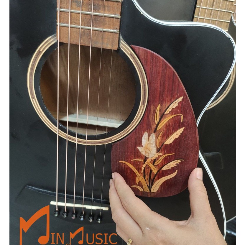 Miếng Dán Chống Xước Đàn Guitar Thùng Bằng Gỗ 3D