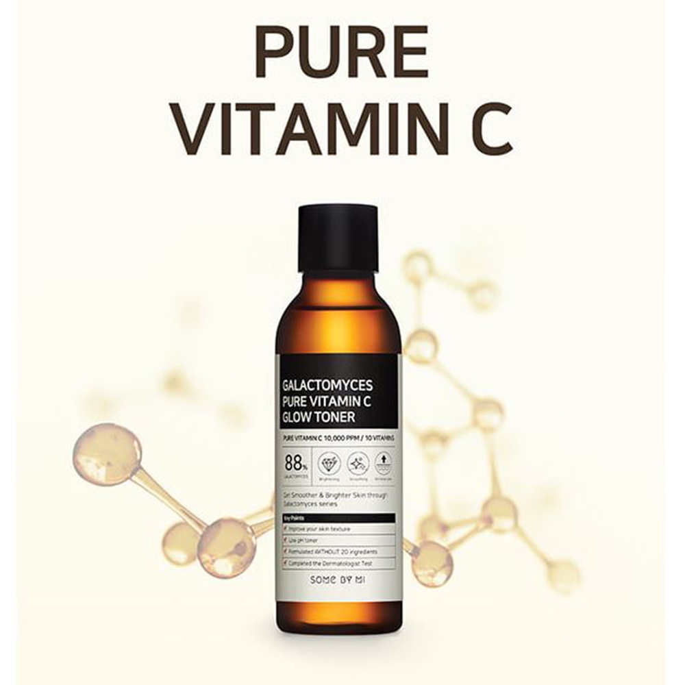 Nước hoa hồng dưỡng căng bóng Some By Mi Galactomyces Pure Vitamin C Glow Toner 200ml