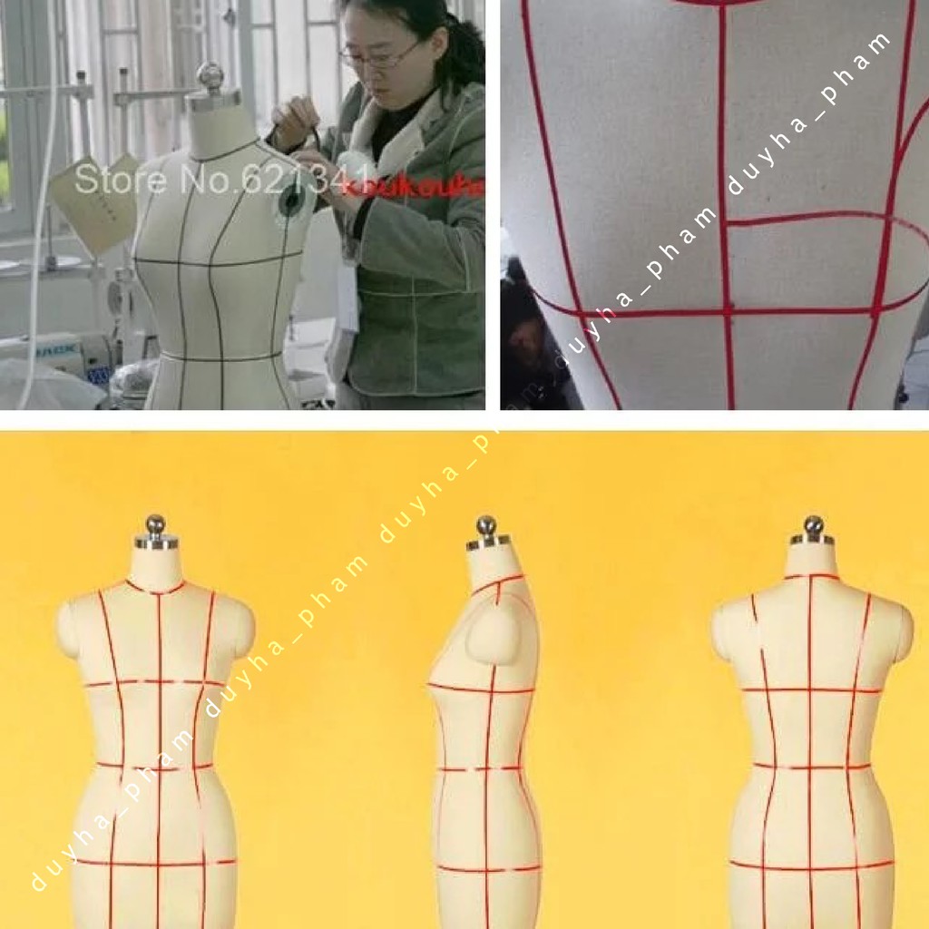 [Loại XỊN cuộn 20met]  Băng Dính Định Vị Dressform- Băng Dán Manocanh