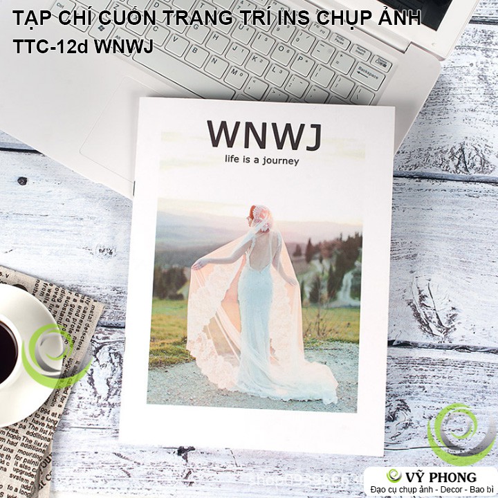 BÌA ẢNH MAGAZINES 26x20cm TẠP CHÍ CUỐN TRANG TRÍ CHỤP HÌNH INS DECOR TTC-12