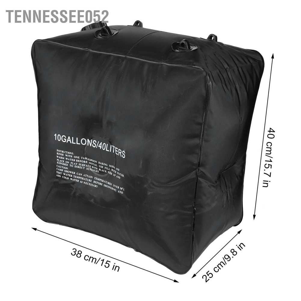 Túi đựng nước tắm ngoài trời PVC 40L nước năng lượng mặt trời cho du lịch cắm trại dã ngoại