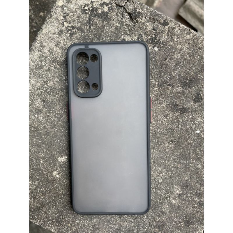 Ốp lưng Oppo Nhám Chống Vân Oppo Reno 5/realme 7/realme 7i (đen)
