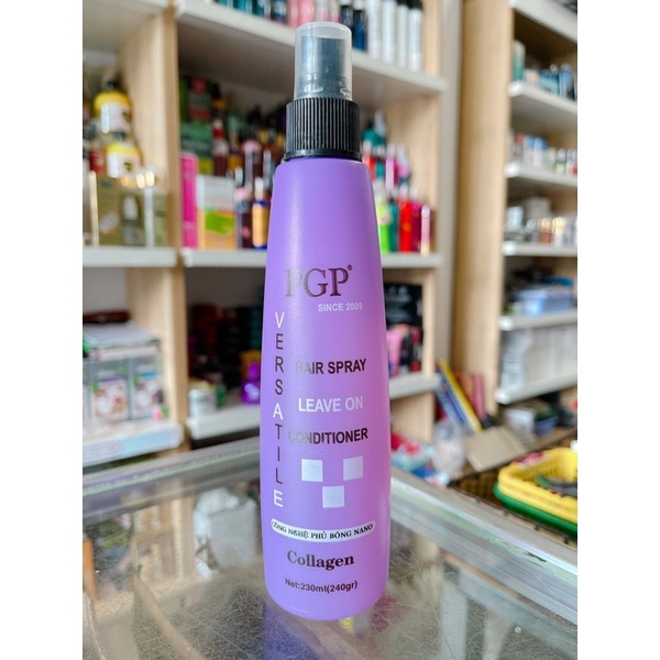 Xịt dưỡng phục hồi tóc hư tổn PGP 230ml