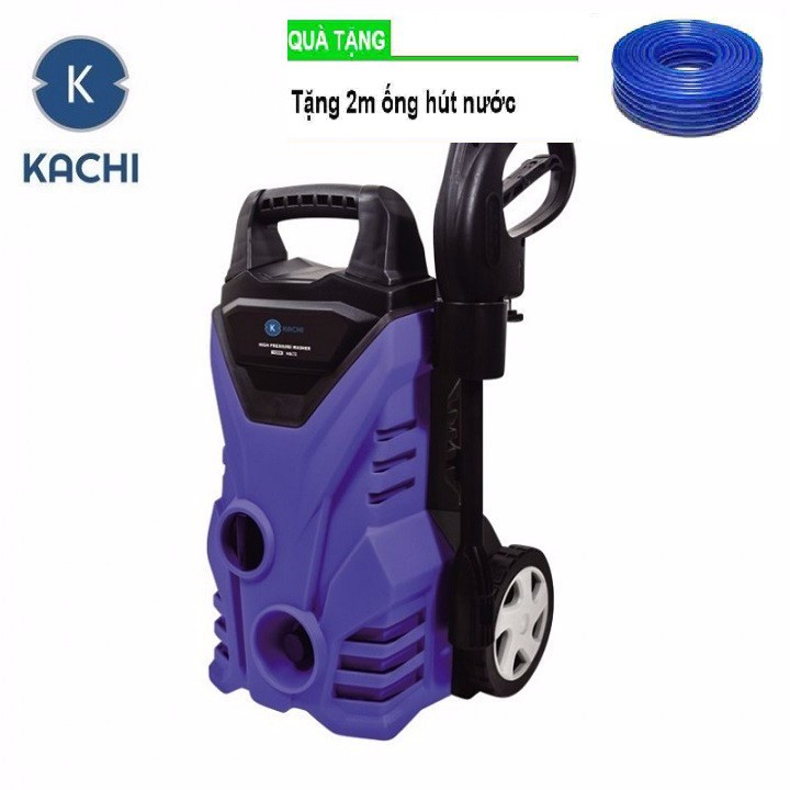 Máy rửa xe gia đình tự hút nước New Kachi 2018 + Tặng 2m ống hút nước đầu vào