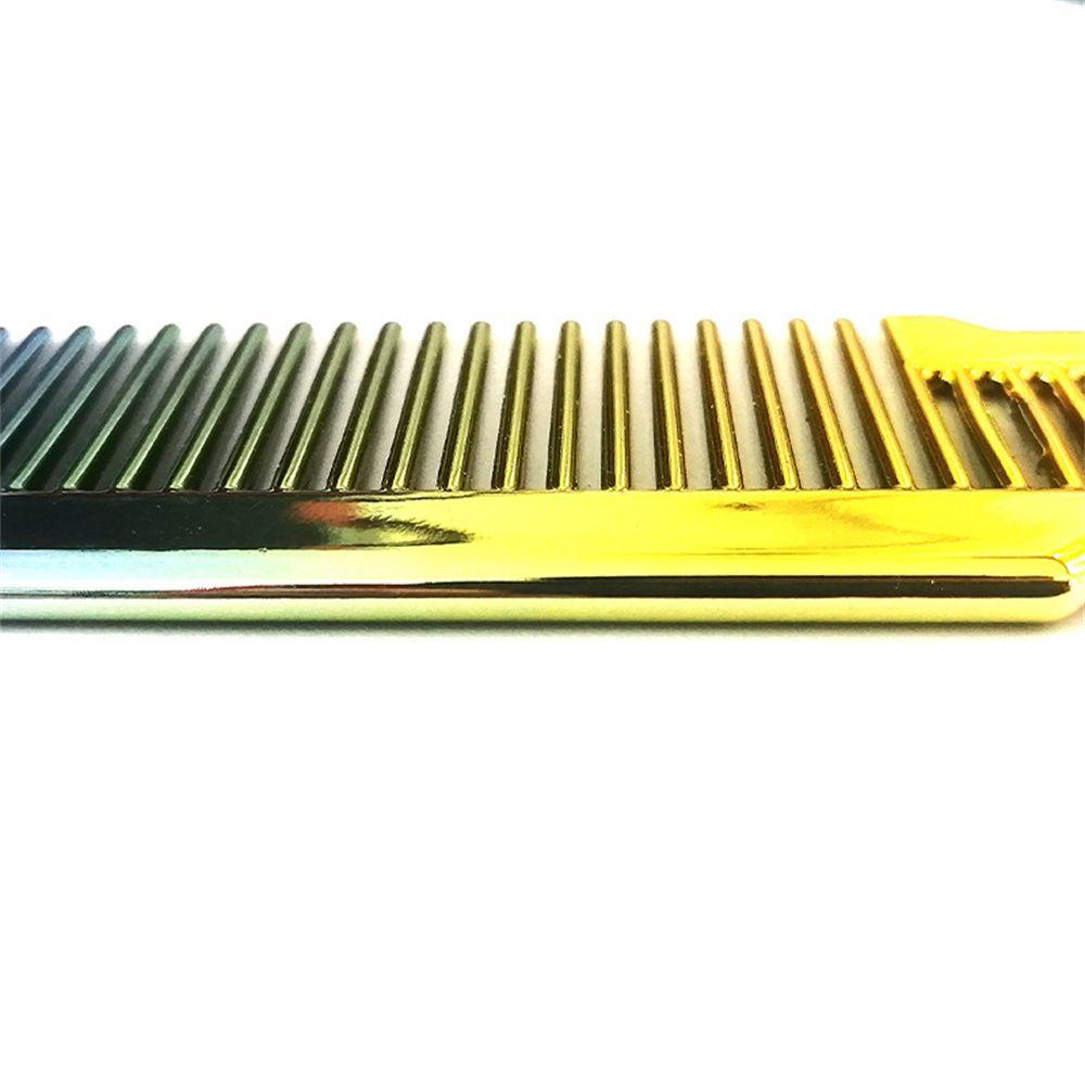 SOFTNESS Lược Chải Tóc Mạ Điện Trong Suốt Chuyên Dụng Cho Thợ Cắt Tóc