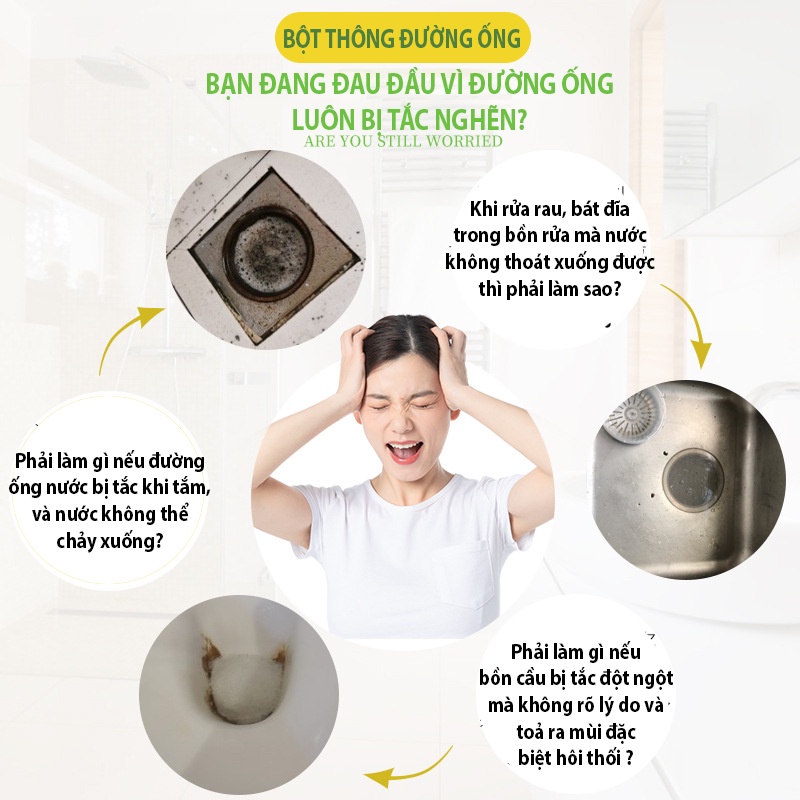 Bột Thông Đường Ống Xinuo - Lọ 250g