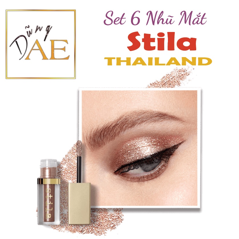 Nhũ mắt Stila Thái Lan - Set 6 cây