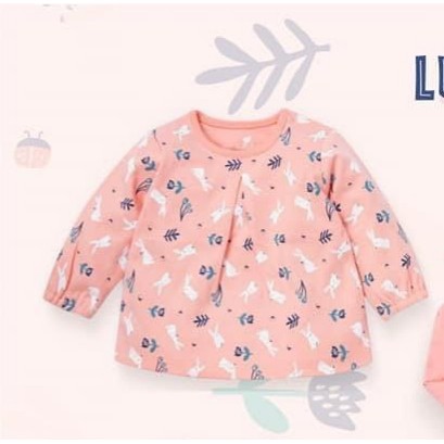 Áo cài vai bé gái họa tiết con vật dễ thương NH111B