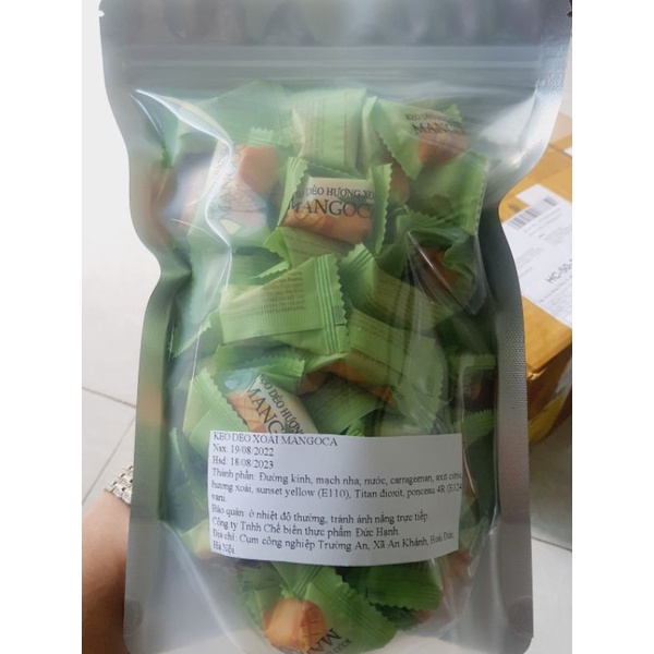 Kẹo dẻo xoài Đức Hạnh siêu ngon đậm vị xoài 350gr/500gr/1kg