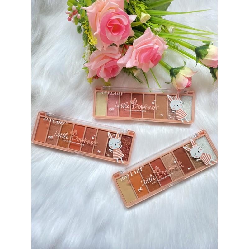 Phấn Mắt Thỏ ANYLADY Little Bowknot 8 ô Tiện Lợi | BigBuy360 - bigbuy360.vn