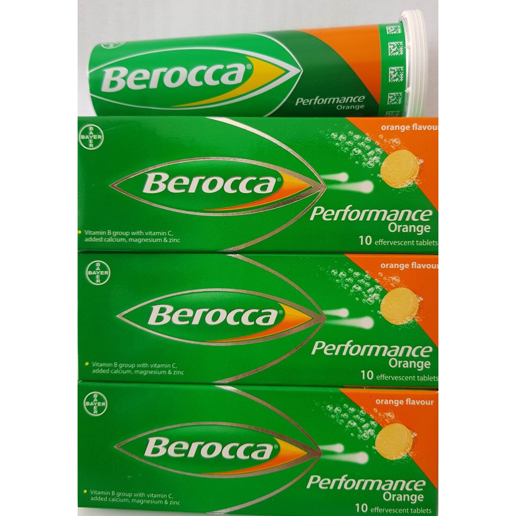 Viên sủi Berocca Orange Performance (Tube 10 viên) date 01.2024