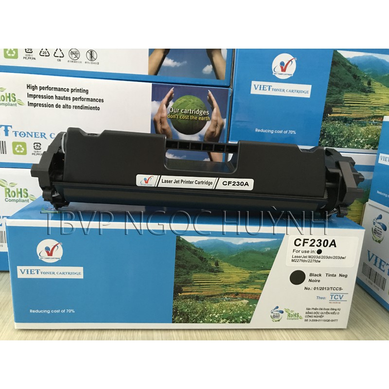 Hộp Mực 30A CF230A Hộp Mực Máy in HP M203d M203dn M203dw M227fdn M227fdw - Hộp Mực 30A Viet Toner