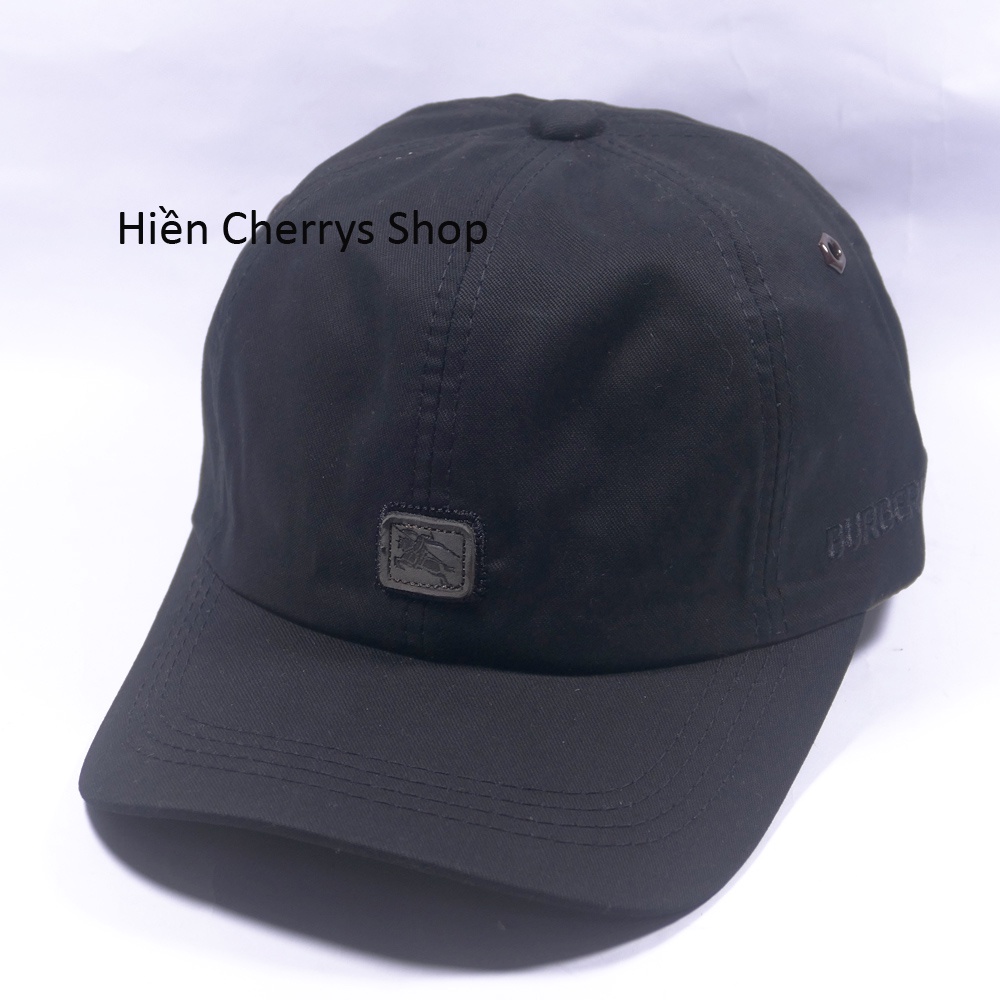 Nón kết có mặt da in hình con ngựa chất liệu kaki oát mềm tạo cảm giác thoải mái cho người đội