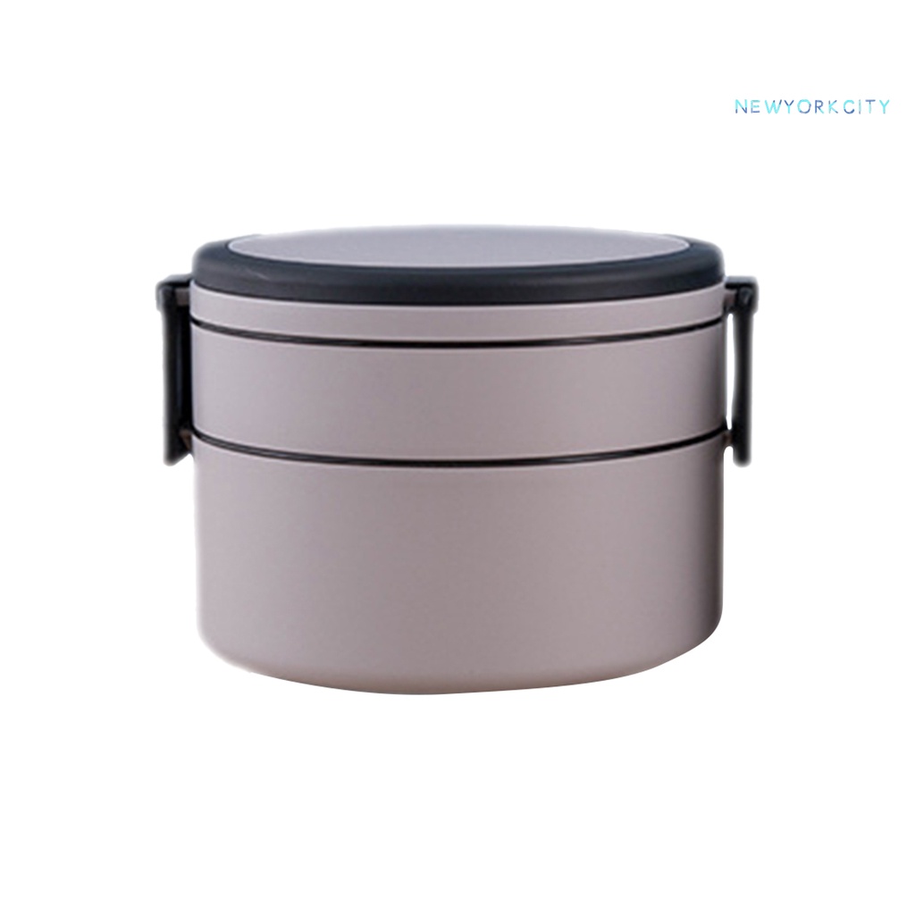 Hộp Đựng Cơm Trưa Hai Tầng Bằng Nhựa Chống Rò Rỉ Phong Cách Nhật Bản NYC 1000ML/1400ML