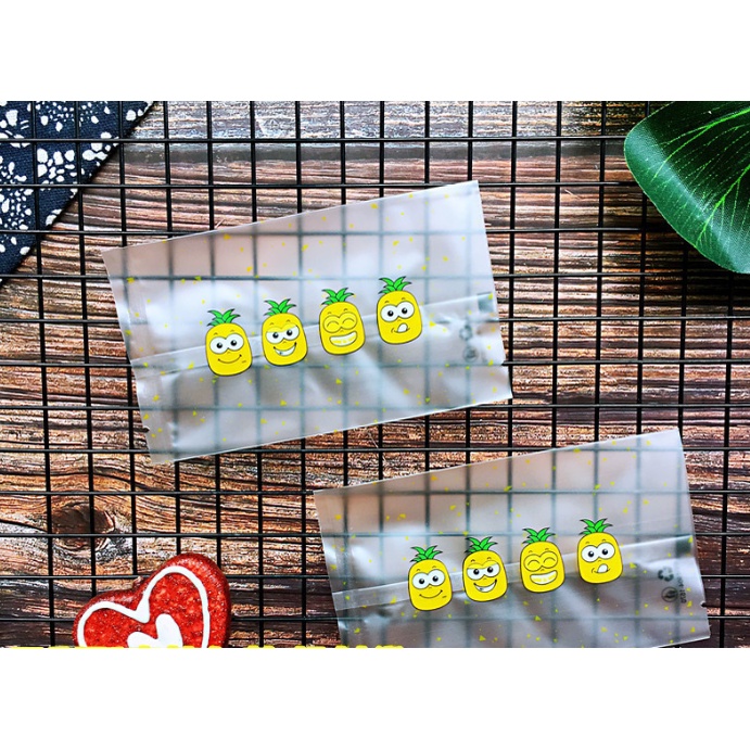 (7*12cm | 100 túi / bich ) Túi bánh hàn miệng 7x12