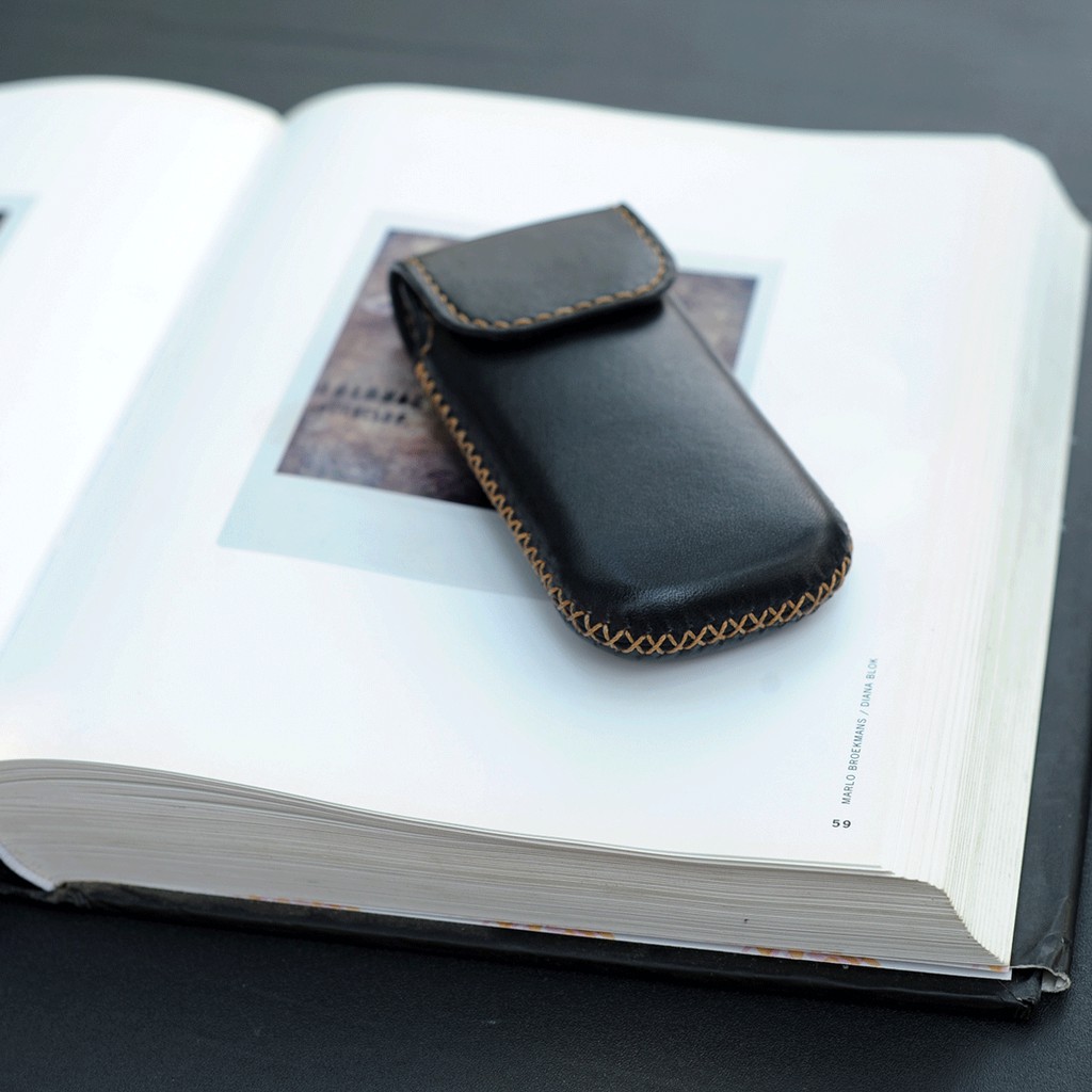 Bao da cho điện thoại Nokia 8800 - Đồ da Handmade - Mino Crafts VI459