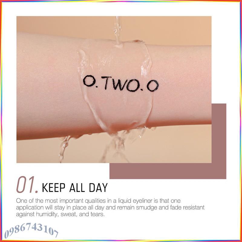 Bút kẻ mắt dạng nước O.TWO.O Rose Gold Waterproof Liquid Eyeliner ARE2 | BigBuy360 - bigbuy360.vn